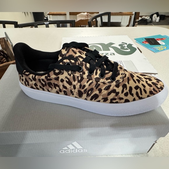 Adidas Animal Print Sneakers with Black and White Accents - Picture 1 of 2